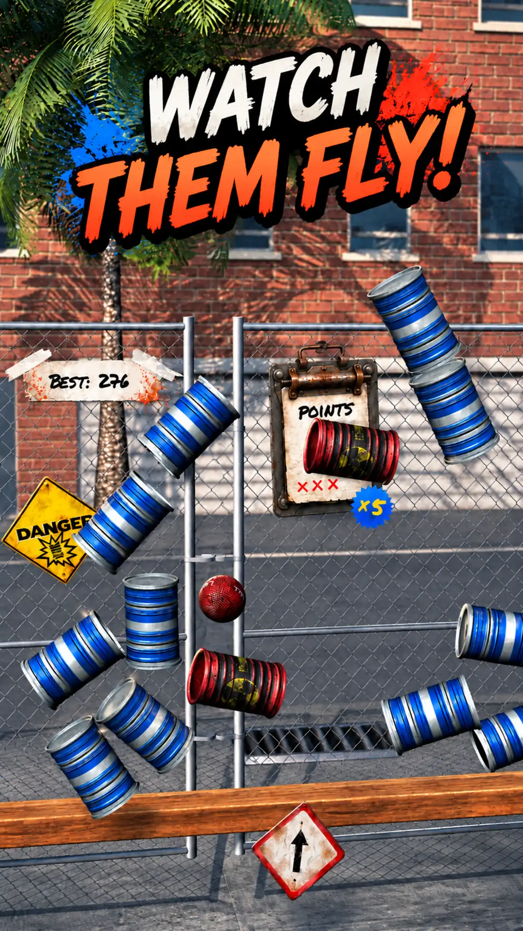 Tin Toss Duel promotional gameplay screenshot 2