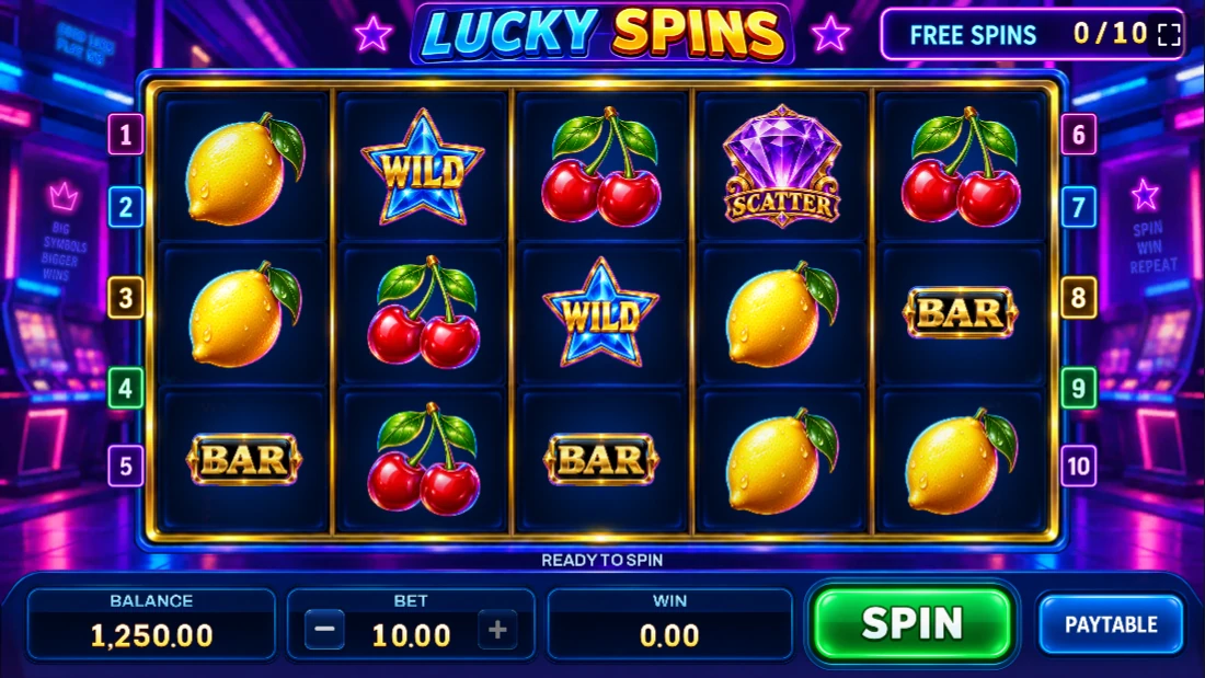 Lucky Spins gameplay image 1