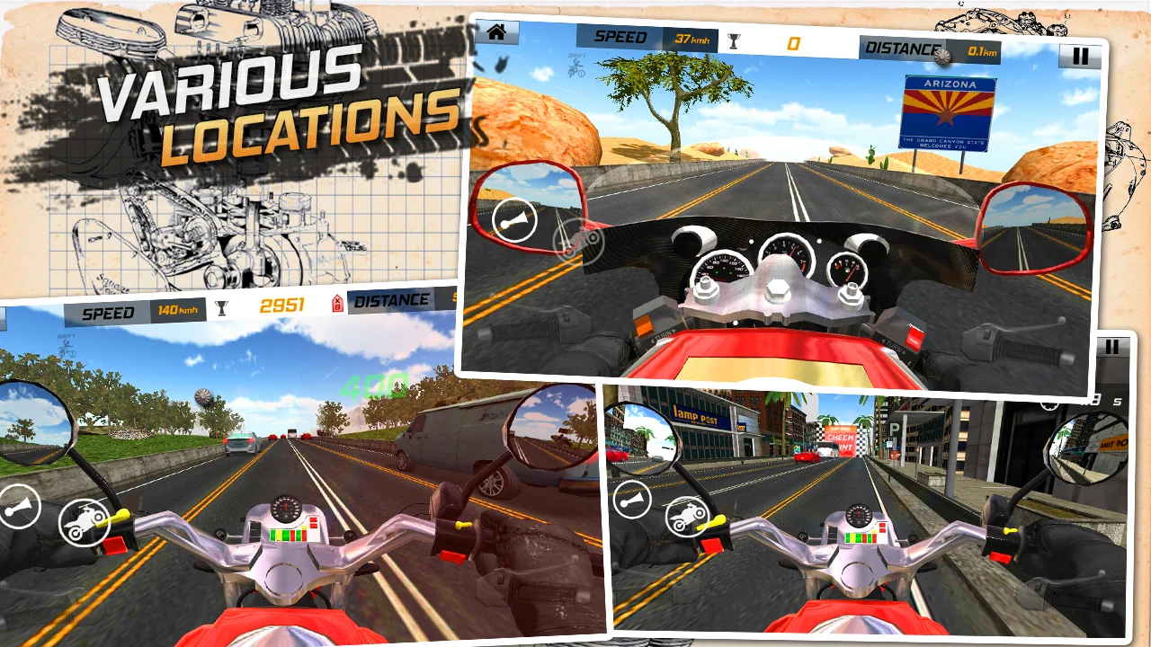 Traffic Rider gameplay image 2